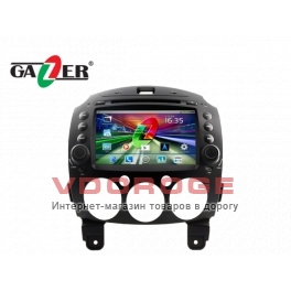 Штатная магнитола Gazer CM182-DE на системе Android для Mazda 2