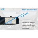Мультимедийное зеркало заднего вида Jimi JC600 - Android 4.4