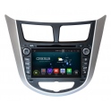 Штатная магнитола RoadRover Android 4.4.4 для Hyundai Accent 2011+